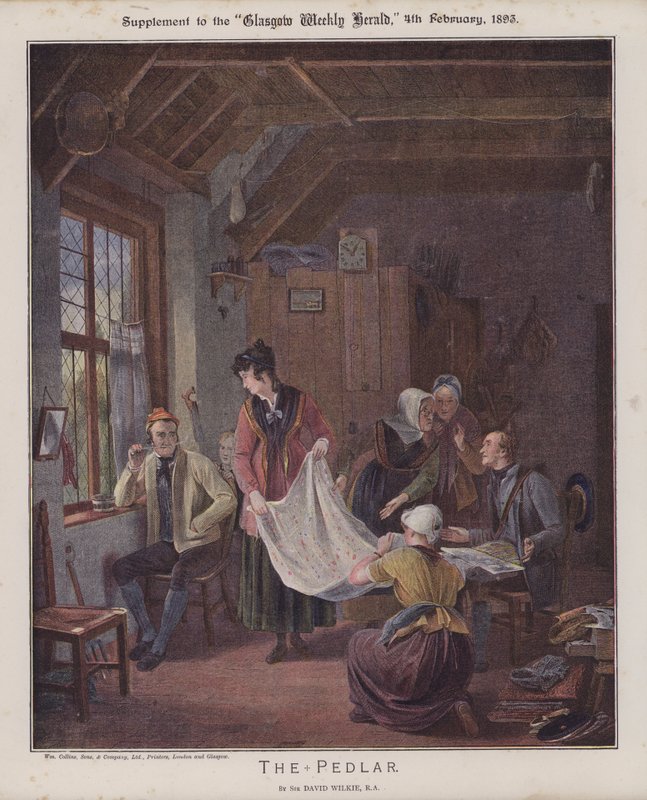 The Pedlar (colour litho) 作者 大卫（继）威尔基