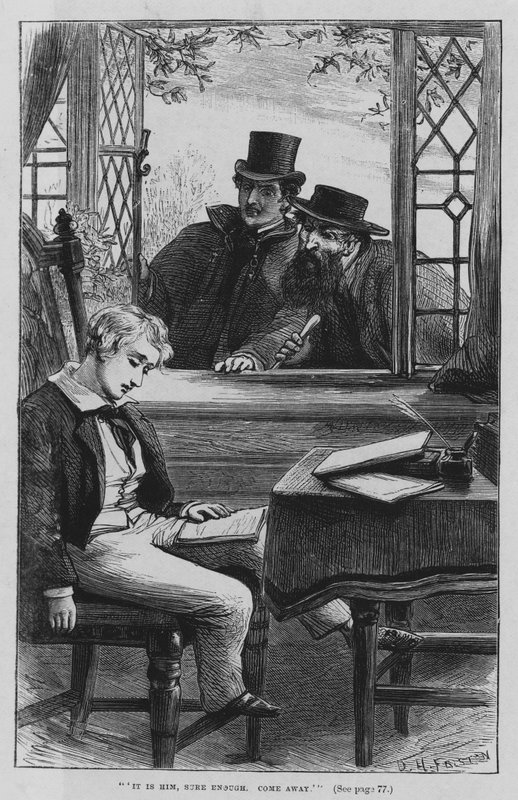 查尔斯·狄更斯 (Charles Dickens) 为 Oliver Twist 绘制的插图（版画） 作者 大卫·亨利·弗里斯顿