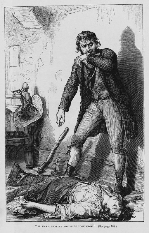 查尔斯·狄更斯 (Charles Dickens) 为 Oliver Twist 绘制的插图（版画） 作者 大卫·亨利·弗里斯顿