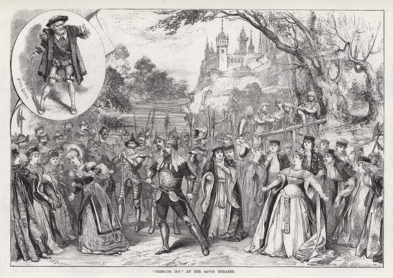 "Princess Ida" at the Savoy Theatre (engraving) 作者 大卫·亨利·弗里斯顿