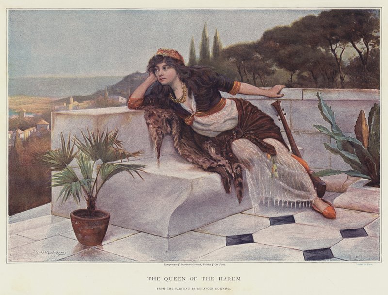 后宫女王（chromolitho） 作者 德拉帕唐宁