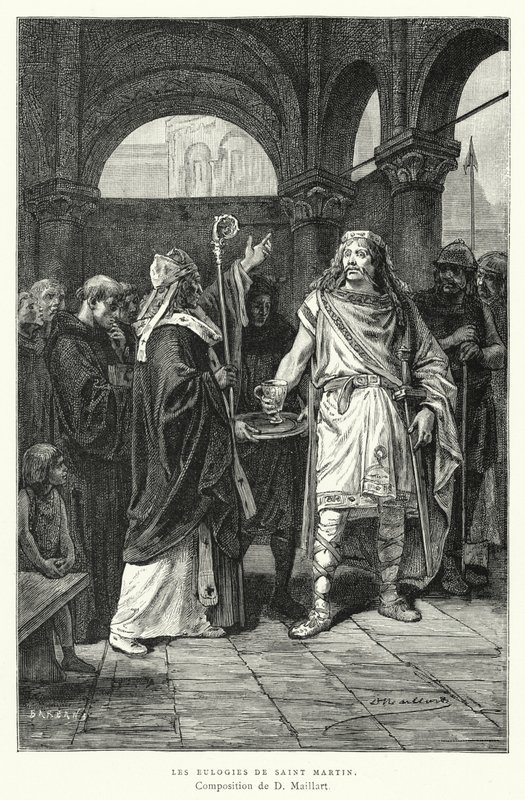 Les Eulogies De Saint Martin（雕刻） 作者 Diogene Ulysse拿破仑·梅拉特