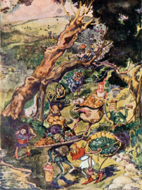 克里斯蒂娜罗塞蒂的地精市场的插图 作者 迪翁·克莱顿·卡尔斯洛普