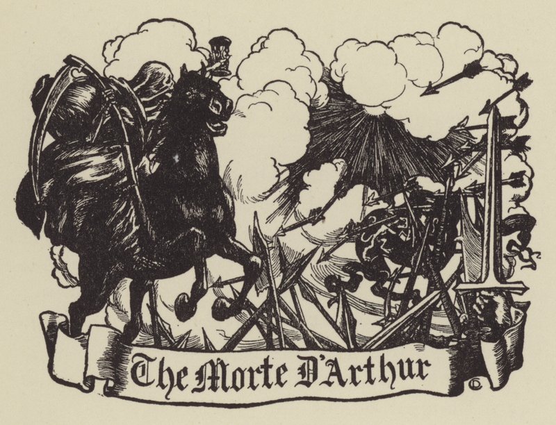 Morte DArthur 作者 多拉·柯蒂斯（Dora Curtis）