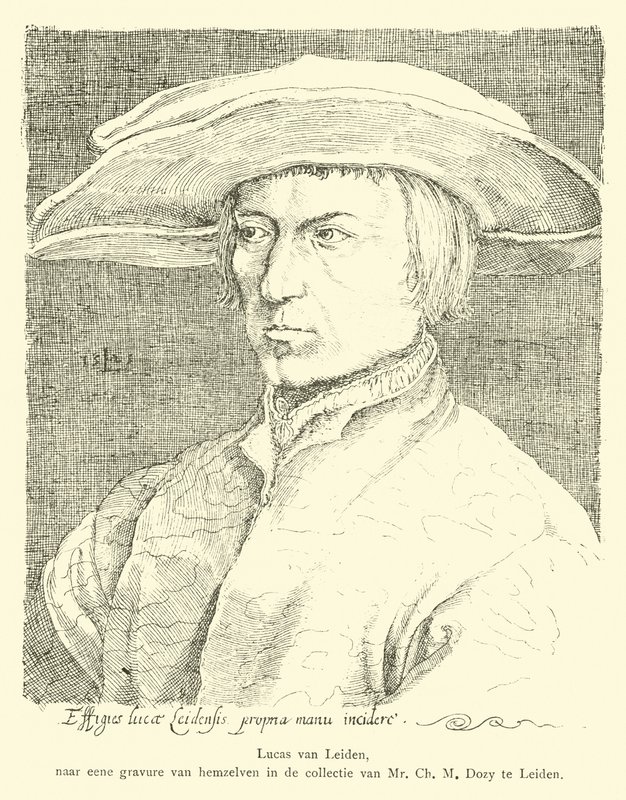 Lucas van Leyden，荷兰艺术家 作者 荷兰学校