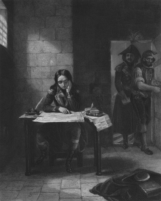 拿破仑在尼斯监狱，1794年 作者 病房后的埃德加·梅尔维尔
