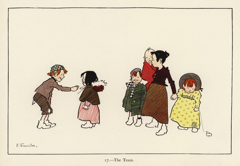 The Teaze (彩色平版印刷) 作者 伊迪丝·法米洛（Edith Farmiloe）