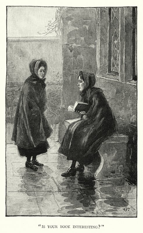 Illustration for Jane Eyre by Charlotte Bronte (engraving) 作者 埃德蒙·亨利·加勒特