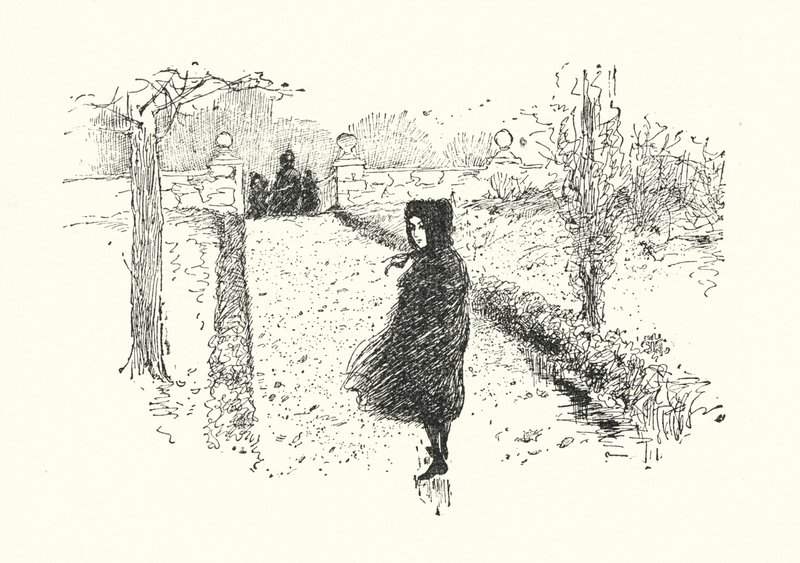 Illustration for Jane Eyre by Charlotte Bronte (litho) 作者 埃德蒙·亨利·加勒特