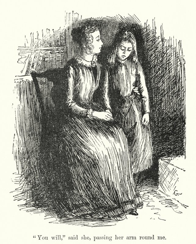Illustration for Jane Eyre by Charlotte Bronte (litho) 作者 埃德蒙·亨利·加勒特
