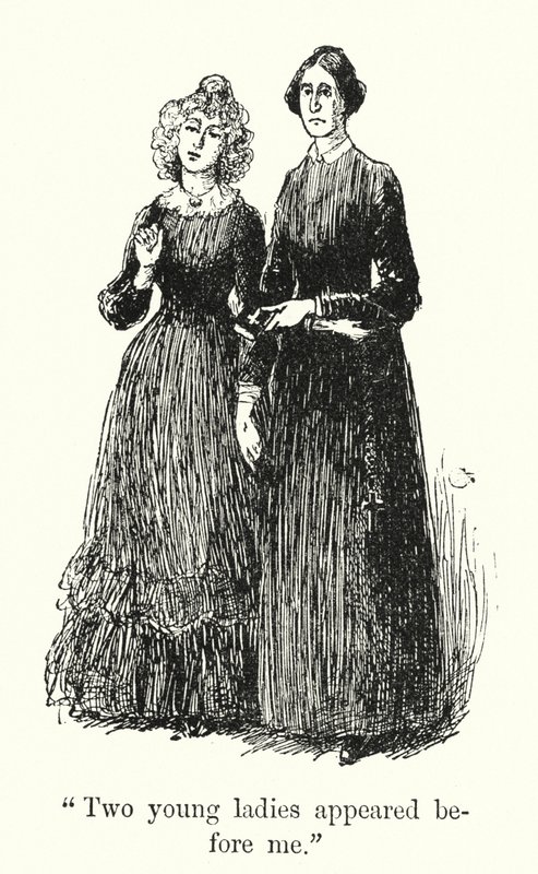Charlotte Bronte 为 Jane Eyre 绘制的插图（石版画） 作者 埃德蒙·亨利·加勒特