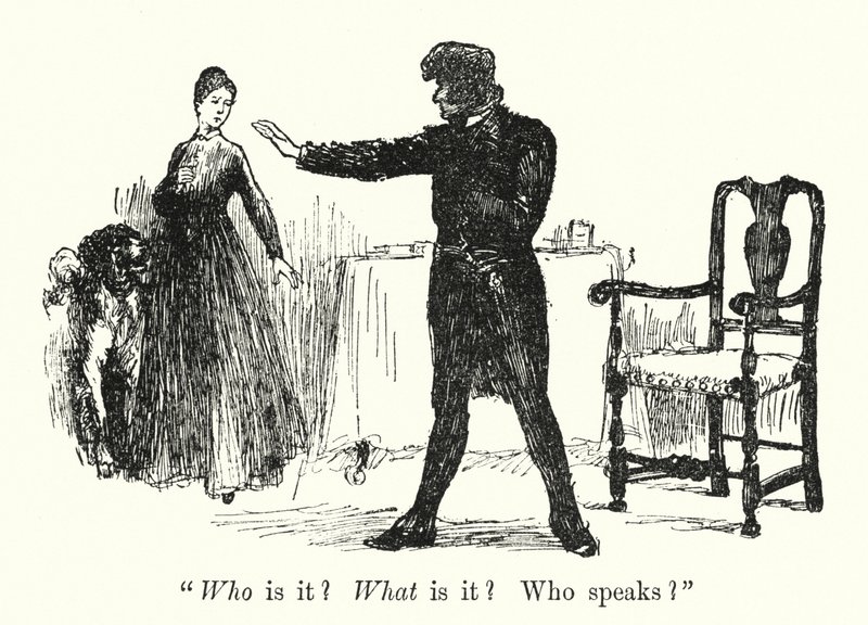 Charlotte Bronte 为 Jane Eyre 绘制的插图（石版画） 作者 埃德蒙·亨利·加勒特