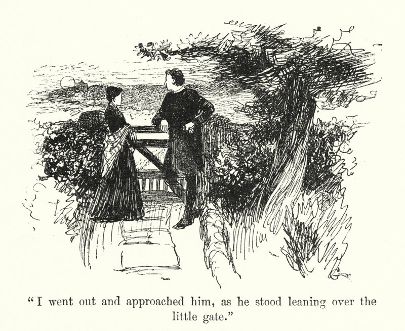 Charlotte Bronte 为 Jane Eyre 绘制的插图（石版画） 作者 埃德蒙·亨利·加勒特