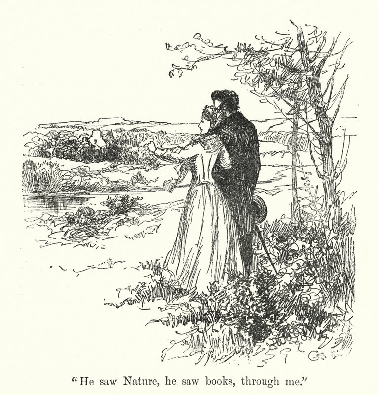 Charlotte Bronte 为 Jane Eyre 绘制的插图（石版画） 作者 埃德蒙·亨利·加勒特