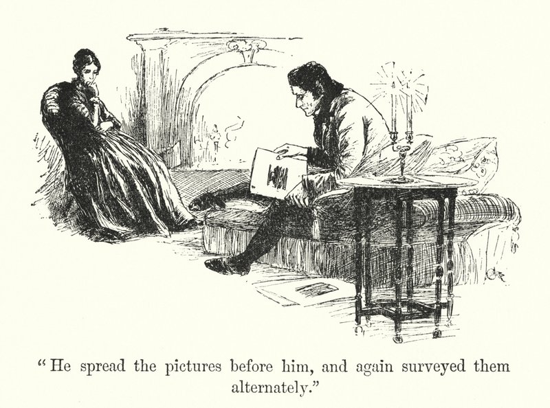 Illustration for Jane Eyre by Charlotte Bronte (litho) 作者 埃德蒙·亨利·加勒特
