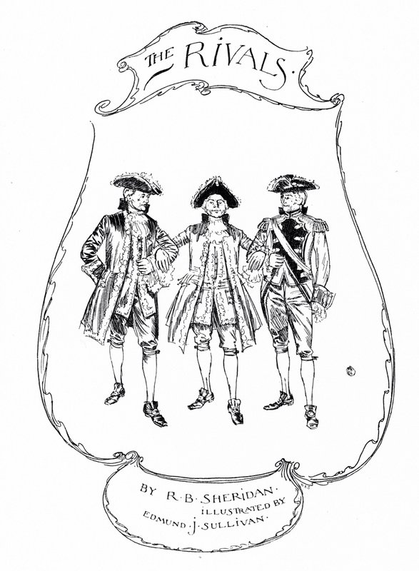 Sheridan 的 The Rivals 插图（版画） 作者 埃德蒙·约瑟夫（后）沙利文