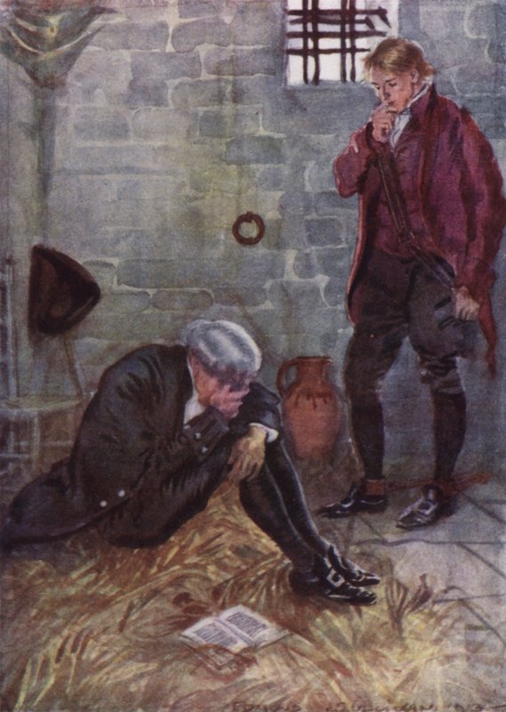 Illustration for The Vicar of Wakefield by Oliver Goldsmith (colour litho) 作者 埃德蒙·约瑟夫·沙利文