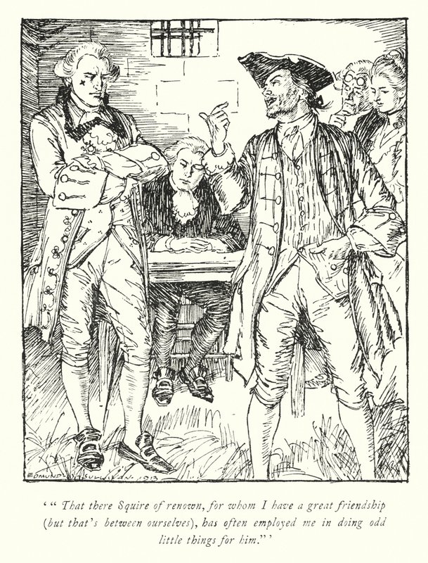 Illustration for The Vicar of Wakefield by Oliver Goldsmith (litho) 作者 埃德蒙·约瑟夫·沙利文