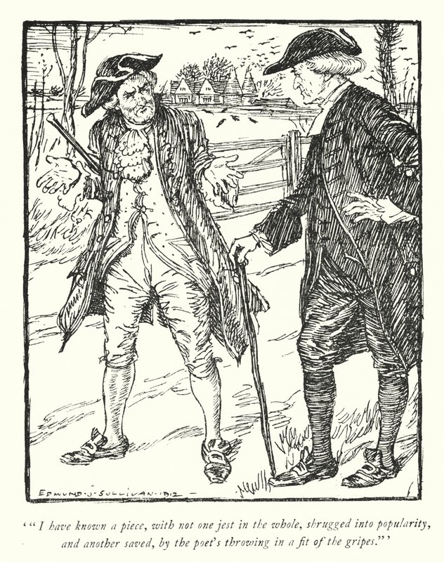 Illustration for The Vicar of Wakefield by Oliver Goldsmith (litho) 作者 埃德蒙·约瑟夫·沙利文