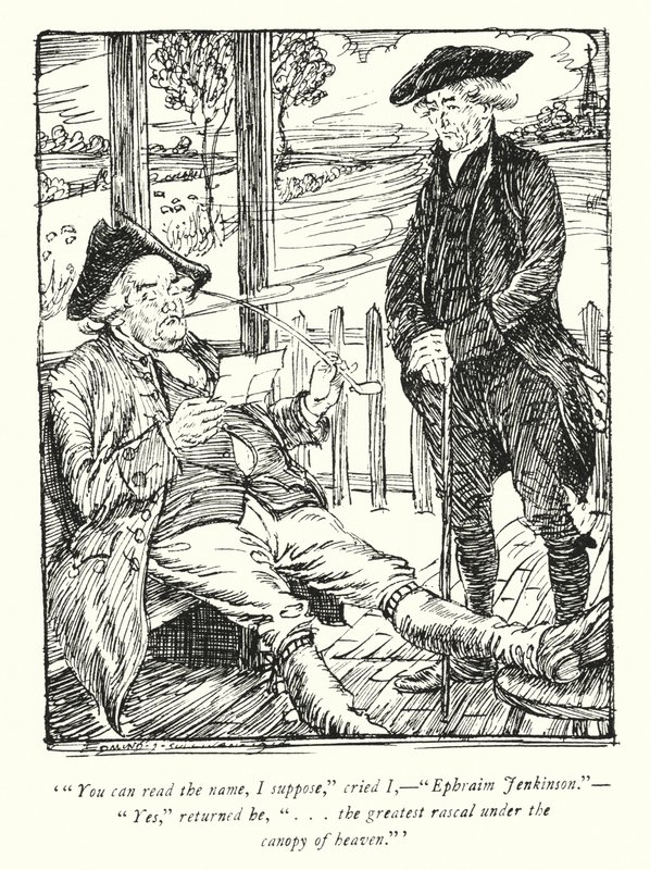 奥利弗·戈德史密斯的《韦克菲尔德牧师》插图（石版画） 作者 埃德蒙·约瑟夫·沙利文