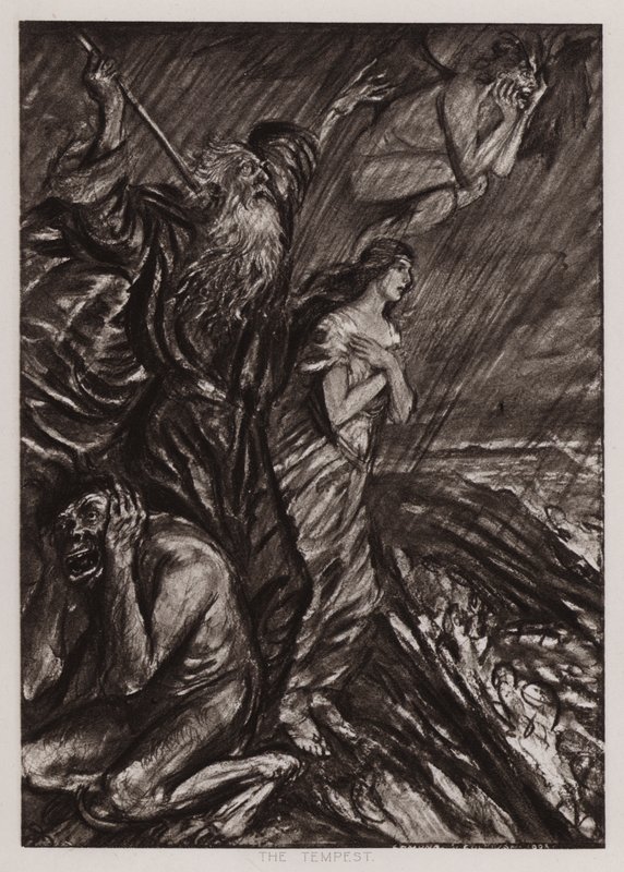 暴风雨（石版画） 作者 埃德蒙·约瑟夫·沙利文
