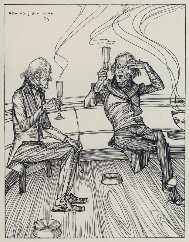 丁尼生，公平女性和其他诗歌的插图 作者 沙利文之后的埃德蒙·约瑟夫