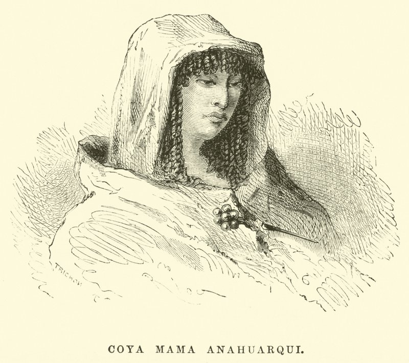 Coya Mama Anahuarqui 作者 爱德华·里奥（Edouard Riou）