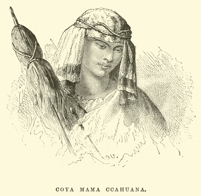 Coya Mama Ccahuana 作者 爱德华·里奥（Edouard Riou）