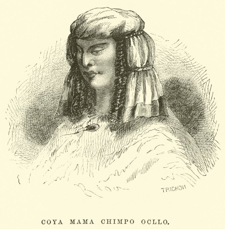 Coya Mama Chimpo Ocllo 作者 爱德华·里奥（Edouard Riou）