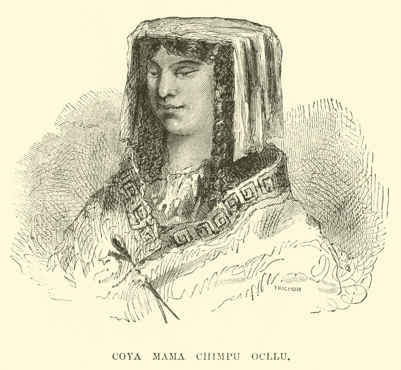 Coya Mama Chimpu Ocllu 作者 爱德华·里奥（Edouard Riou）