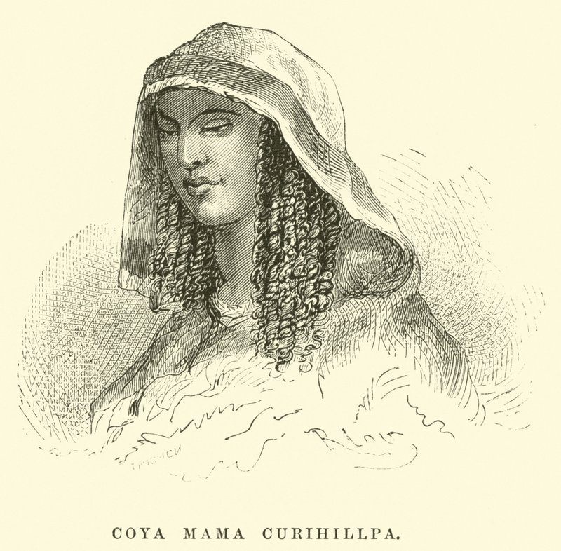 Coya Mama Curihillpa 作者 爱德华·里奥（Edouard Riou）