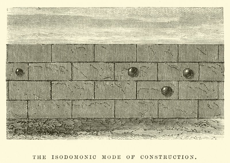 Isodomonic建筑模式 作者 爱德华·里奥（Edouard Riou）