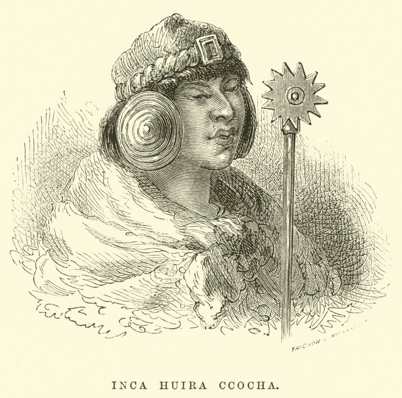 印加Huira Ccocha 作者 爱德华·里奥（Edouard Riou）