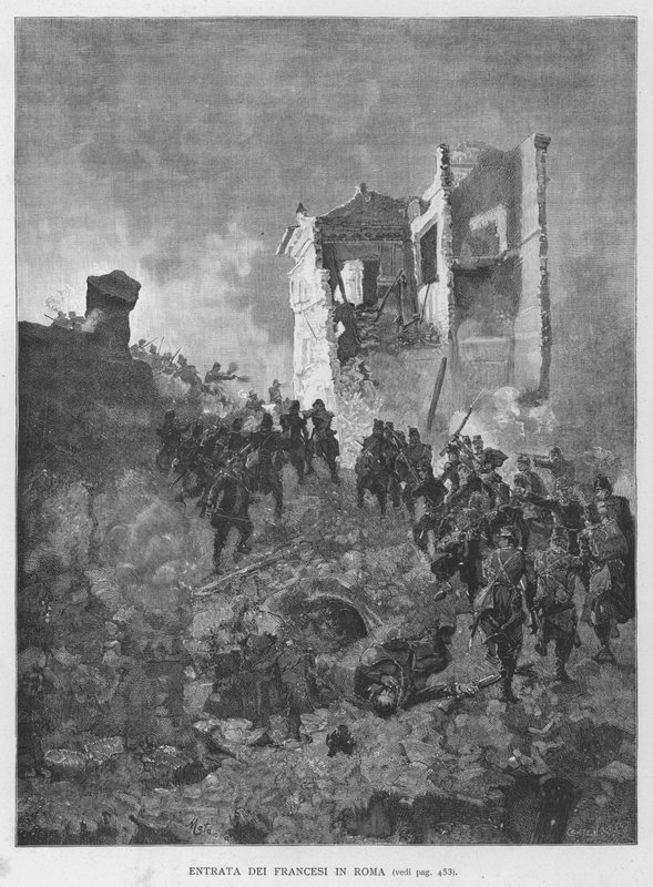 Entrata Dei Francesi In Roma (engraving) 作者 爱德华多·马塔尼亚
