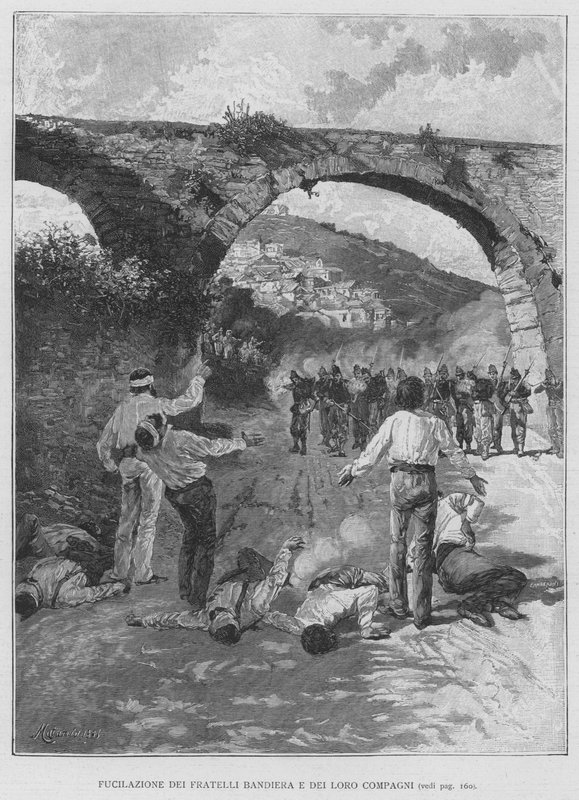 Fucilazione Dei Fratelli Bandiera E Dei Loro Compagni (engraving) 作者 爱德华多·马塔尼亚