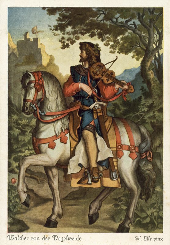 Walther von der Vogelweide 作者 爱德华·伊勒