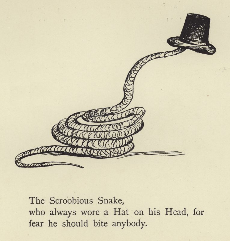 Scroobious Snake 作者 爱德华·李尔