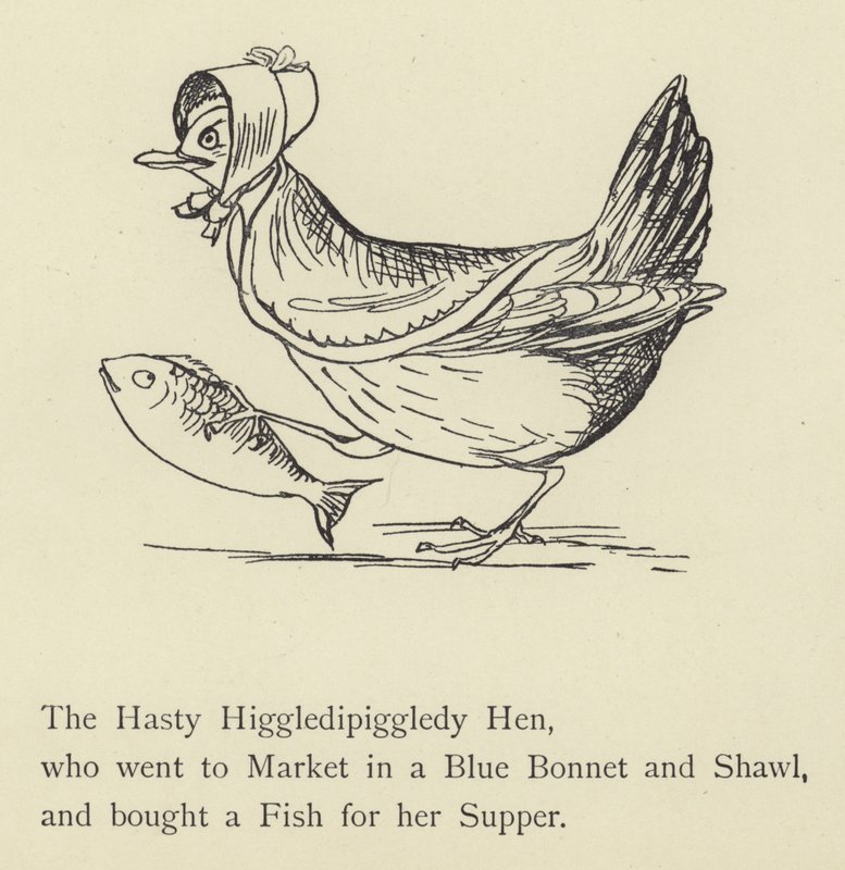 Hasty Higgledipiggledy Hen 作者 爱德华·李尔