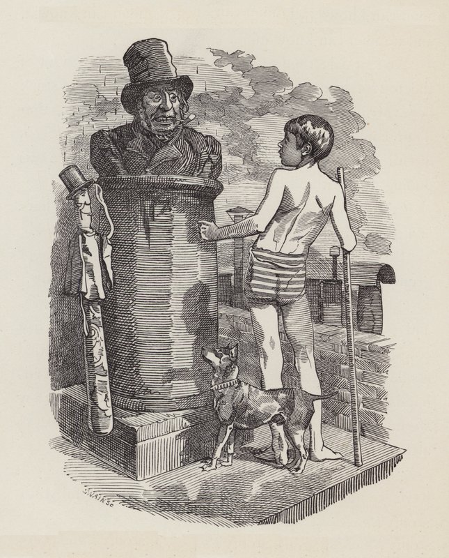 Illustration for The Water-Babies by Charles Kingsley (engraving) 作者 爱德华·林利（之后）萨姆伯恩