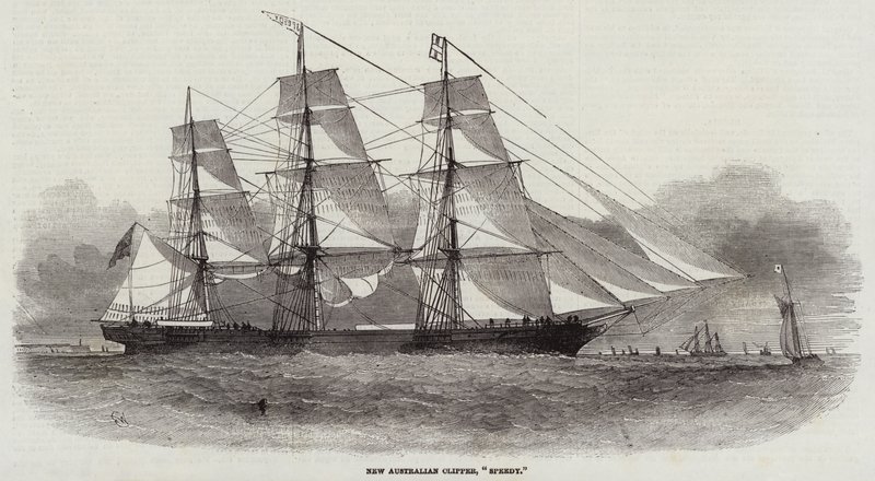 New Australian Clipper，Speedy 作者 埃德温·威登