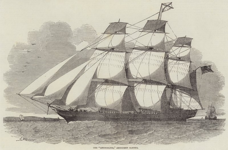 Abergeldie，Aberdeen Clipper 作者 埃德温·威登