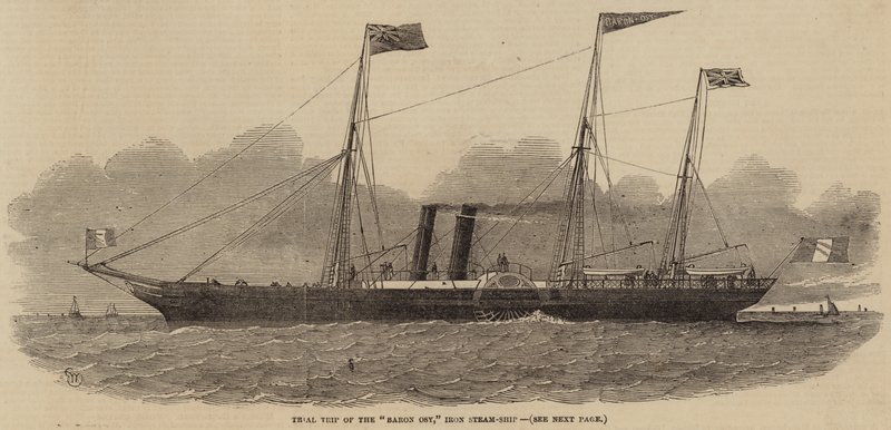 Baron Osy，Iron Steam-Ship的试用之旅 作者 埃德温·威登