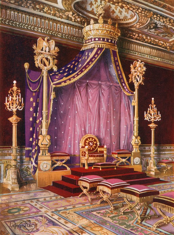 枫丹白露宫的Salle du Trone 作者 埃德温·约翰·佛利