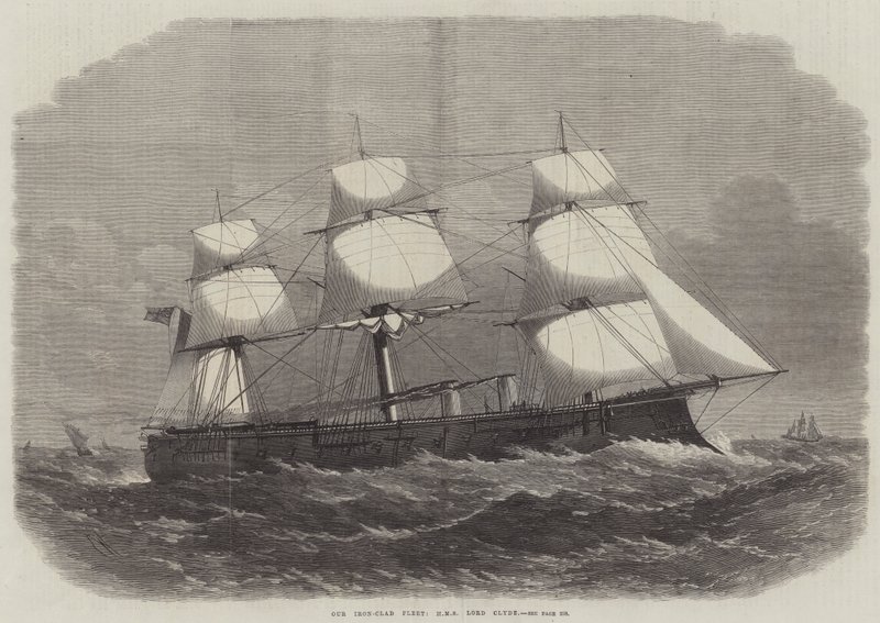 我们的铁包舰队，HMS Lord Clyde 作者 埃德温·威登