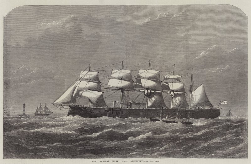 我们的铁甲舰队，HMS Agincourt 作者 埃德温·威登