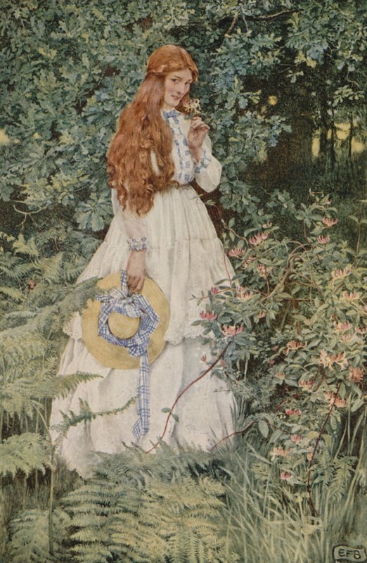 她不是纯金吗，我的女主人？(彩色平版） 作者 埃莉诺 Fortescue-Brickdale