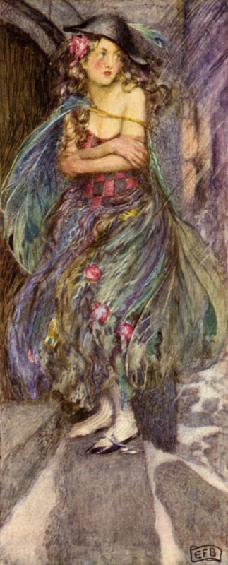萤火虫（彩色平版） 作者 埃莉诺 Fortescue-Brickdale
