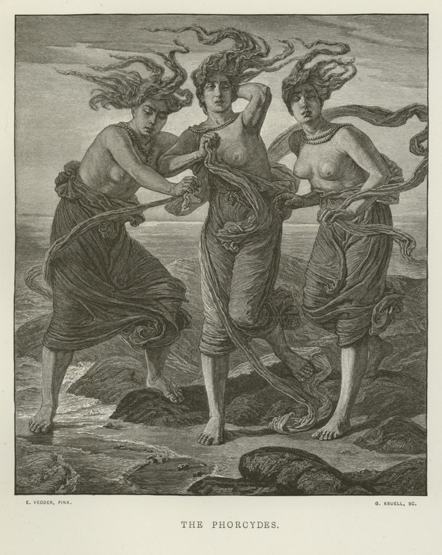 The Phorcydes (雕刻) 作者 伊莱休·维德