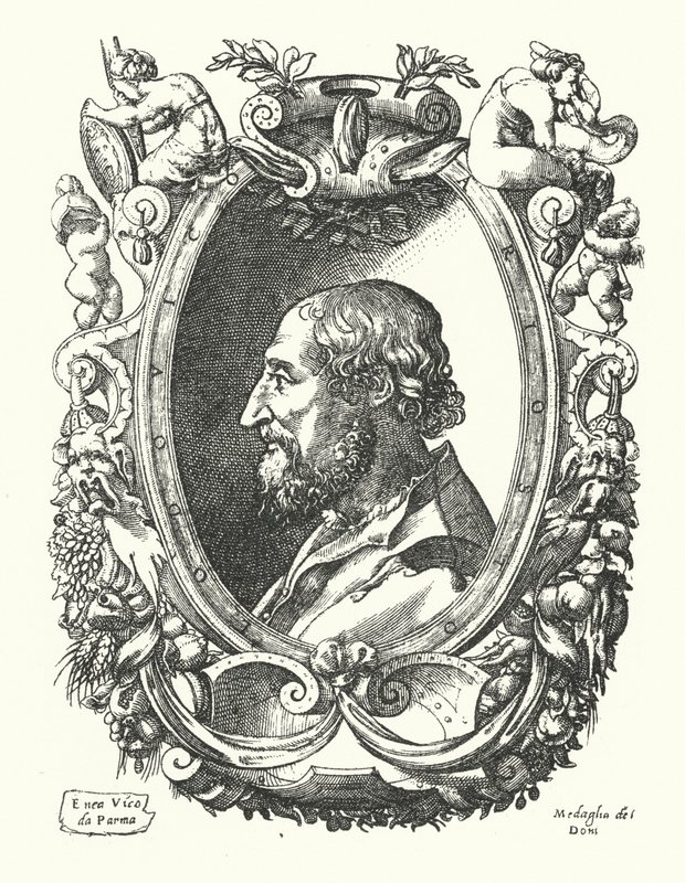 Ludovico Ariosto，意大利文艺复兴时期的诗人 作者 Enea Vico