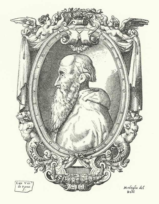 Pietro Bembo，意大利学者，诗人和红衣主教 作者 Enea Vico